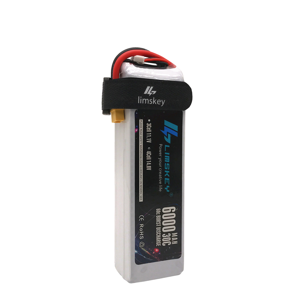 4S Lipo Battery 14.8V 6000Mah - Lismkey 14.8 فولت 6000 مللي أمبير