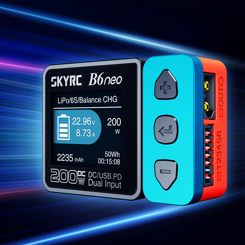 Skyrc B6 Neo Smart Charger - شاحن SkyRC B6 Neo الذكي، تيار