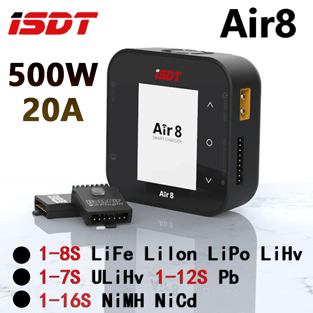 Isdt Air8 8S Lipo Charger - ISDT Air8 تيار مستمر 500 واط