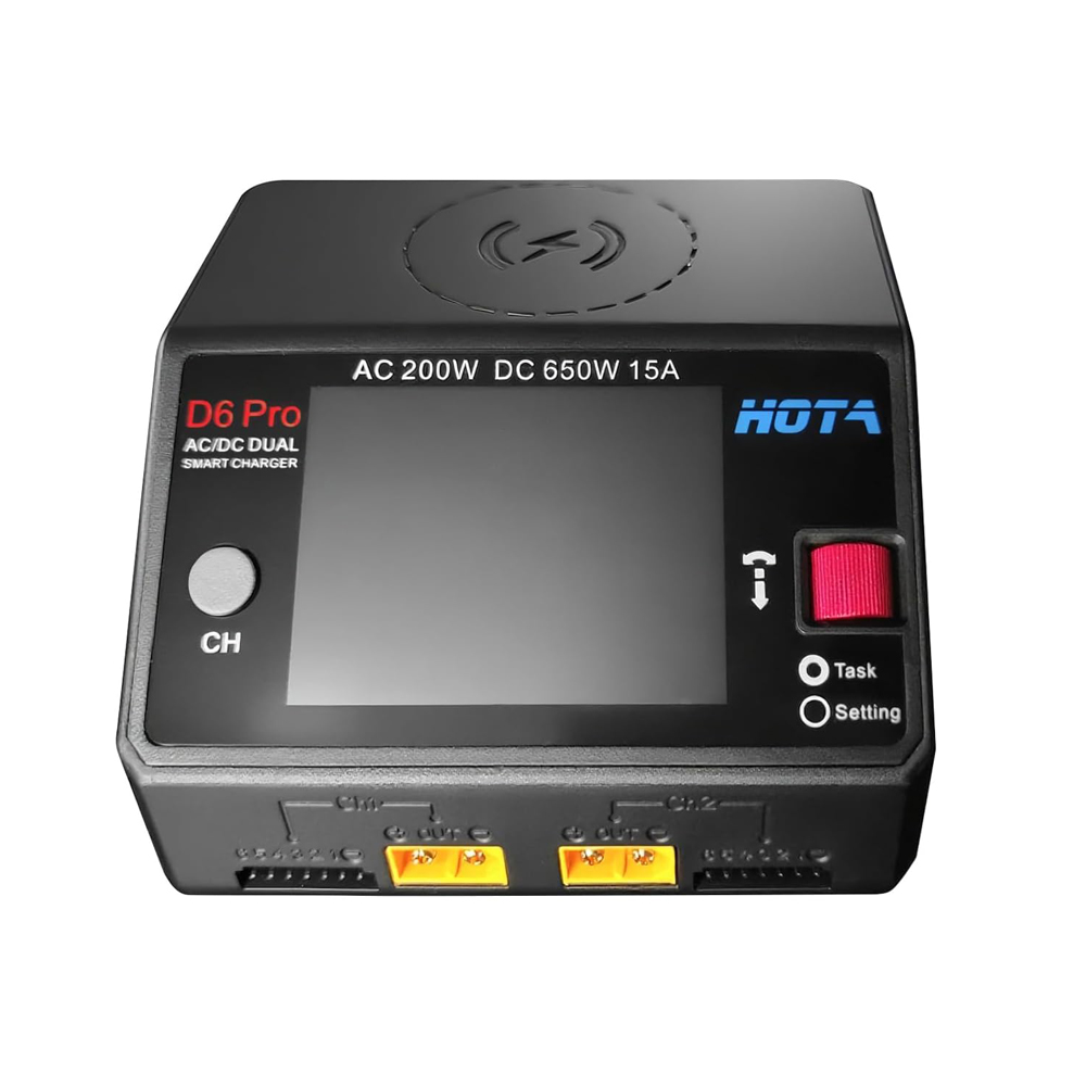 Hota D6 Pro Dual Lipo Charger - شاحن بطاريات HOTA D6 Pro Lipo