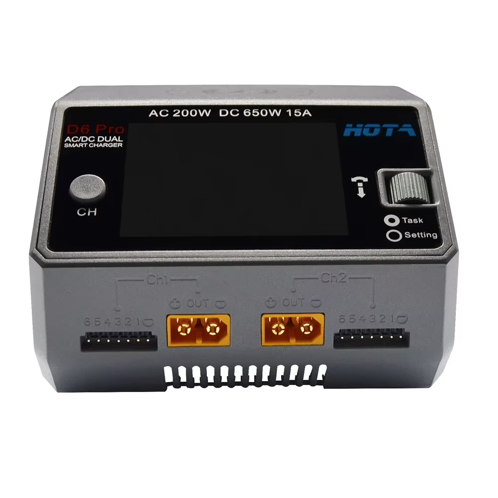 شاحن بطارية ذكي HOTA D6 Pro أس - مراجعة Hota D6 Pro Dual Lipo Charger وسعره