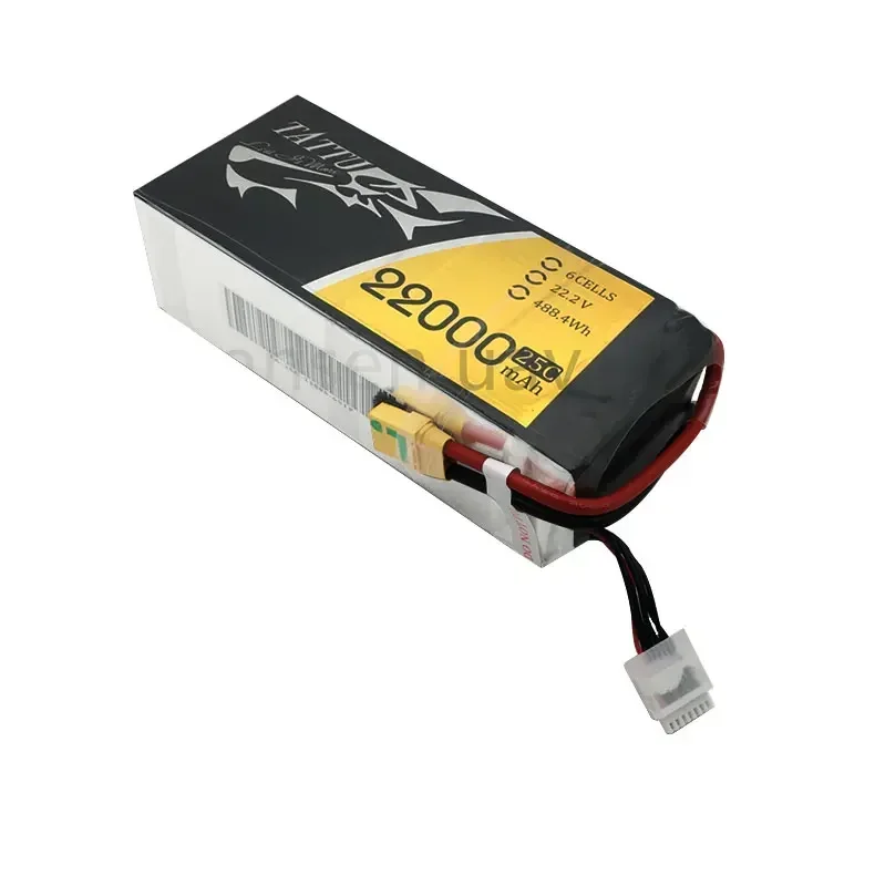 TATTU 22000mAh 22.2V 6S 488wh  - مراجعة Tattu 6S 22000Mah Lipo Battery وسعره