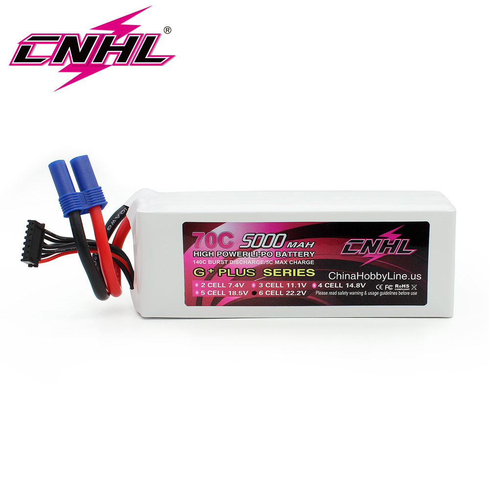 CNHL Lipo 6S بطارية 22.2 فولت  - مراجعة 6S Lipo Battery 22.2V 5000Mah وسعره