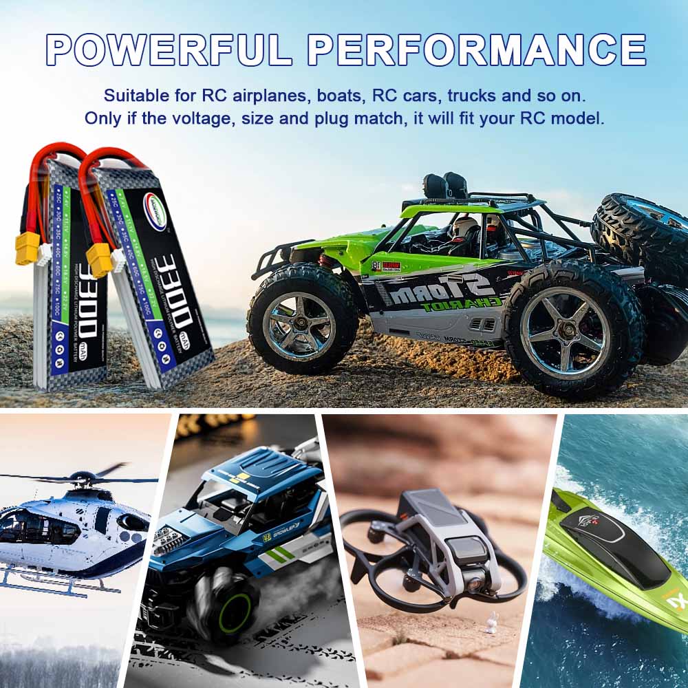 قطع غيار بطارية ليبو بجهاز تحك - مراجعة 6S Lipo Battery 22.2V 5000Mah وسعره