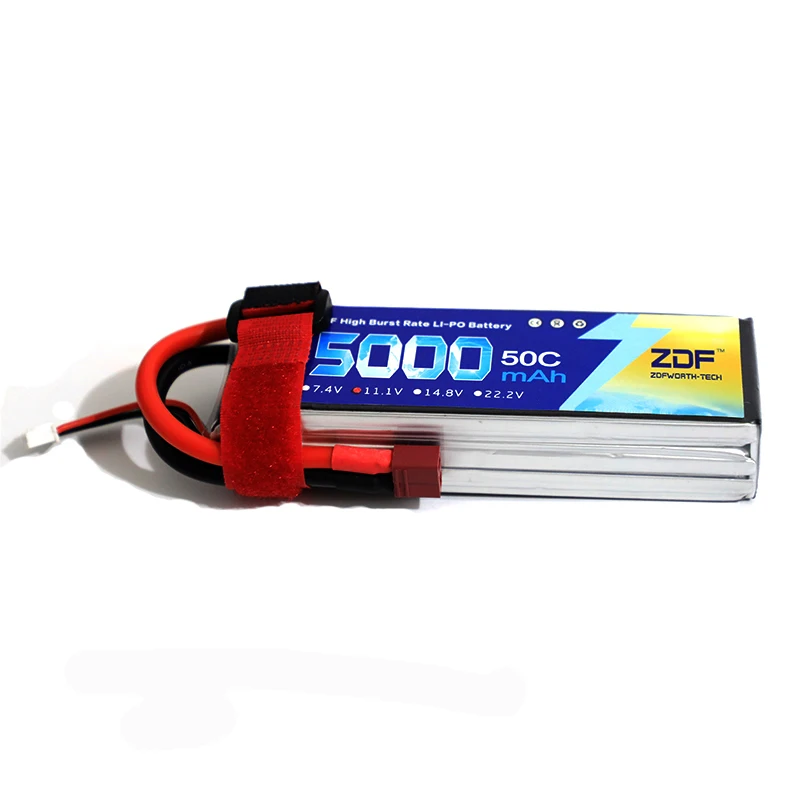 ZDF FPV 450 500 7.4V 11.1V 14. - مراجعة 6S Lipo Battery 22.2V 5000Mah وسعره