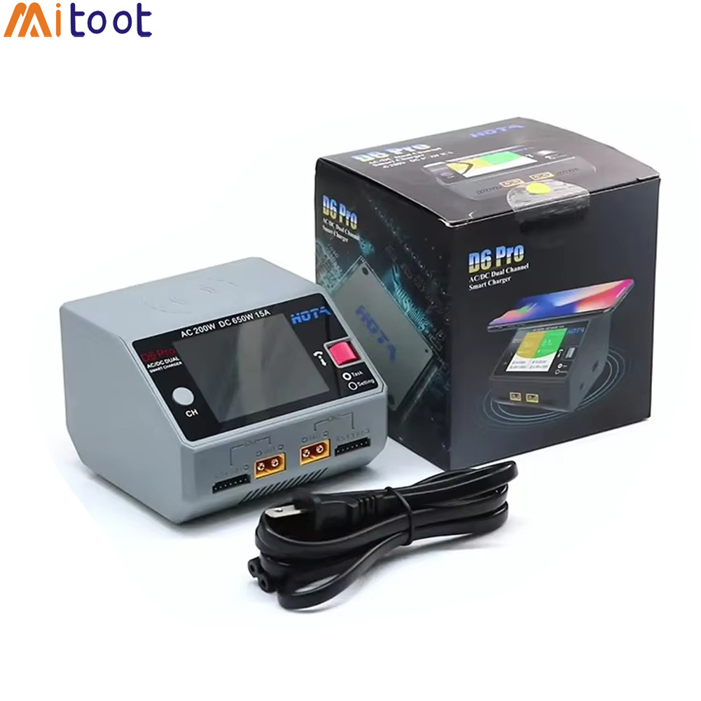 شاحن بطارية ذكي HOTA D6 Pro أس - مراجعة Hota D6 Pro Dual Lipo Charger وسعره