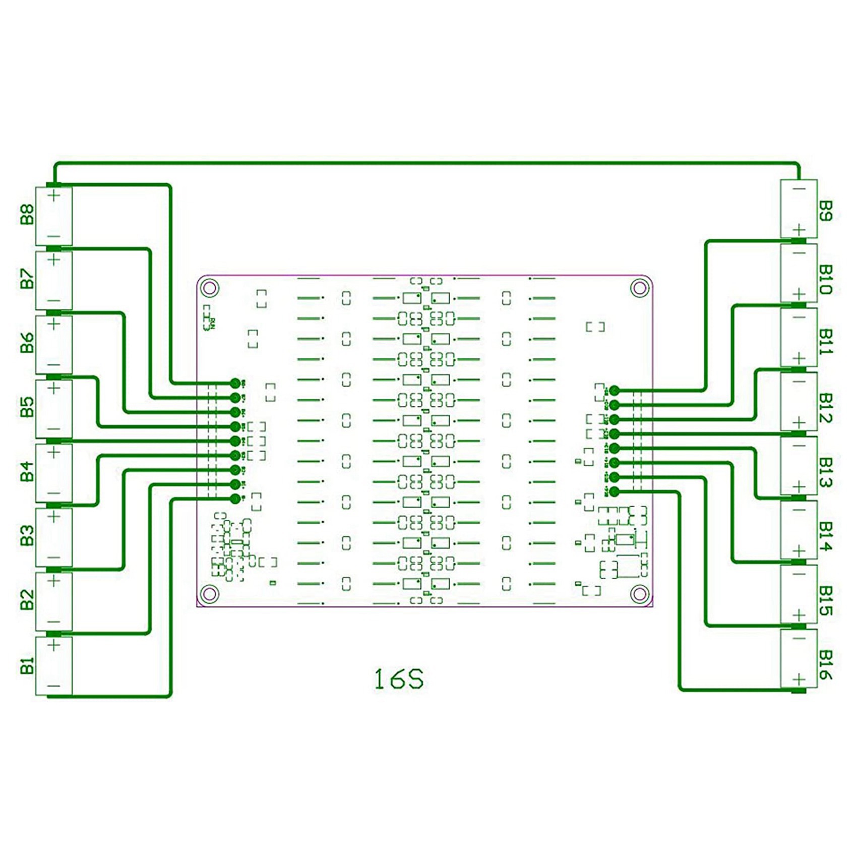 B04C-2X 12S 13S 14S 15S 16S مُ - مراجعة 12S Lipo Battery Balancing Board وسعره