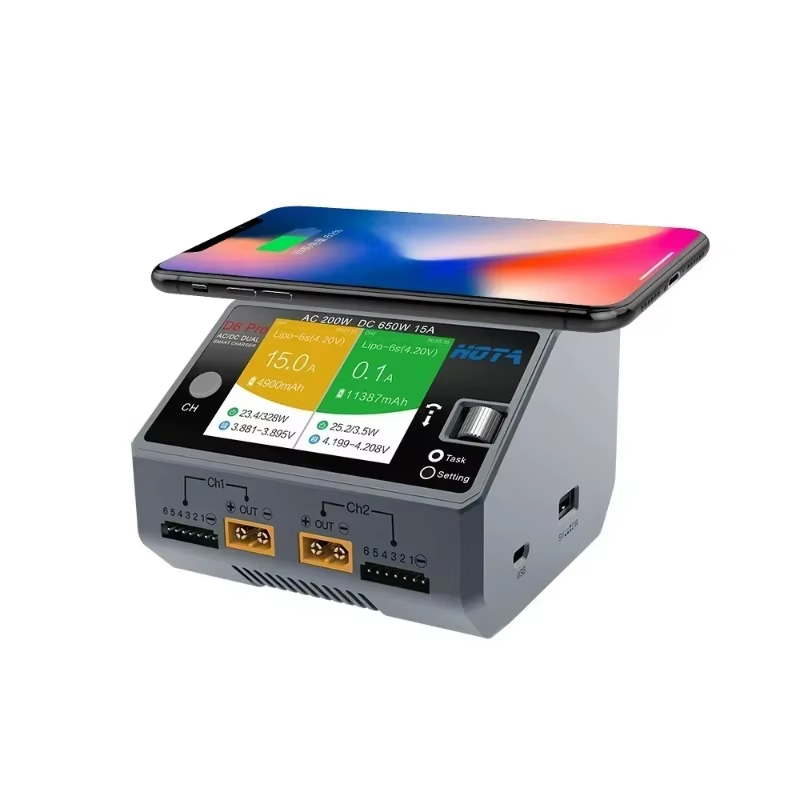شاحن HOTA D6 Pro ثنائي القناة  - مراجعة Hota D6 Pro Dual Lipo Charger وسعره