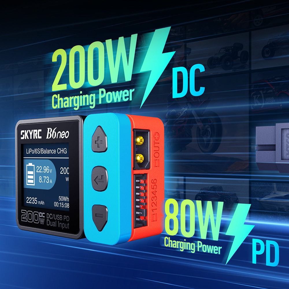 شاحن SkyRC B6 Neo الذكي، تيار  - مراجعة Skyrc B6 Neo Smart Charger وسعره