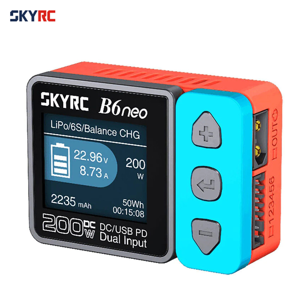 شاحن بطاريات ليثيوم بوليمر Sky - مراجعة Skyrc B6 Neo Smart Charger وسعره