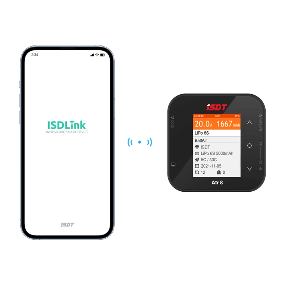 ISDT Air8 تيار مستمر 500 واط ا - مراجعة Isdt Air8 8S Lipo Charger وسعره